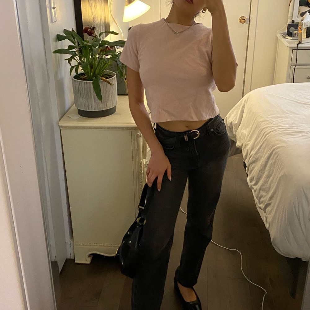 Pink cashmere top